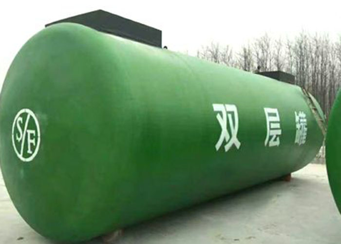 卧式玻璃钢储存罐
